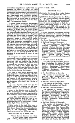 THE LONDON GAZETTE, 26 MARCH, 1926. 2193 •Dividend on Any Preference Capital Which May Board of Trade.— 1926