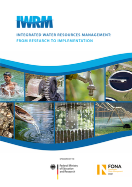 Integrated Water Resources Management: from Research to Implementation Imprint