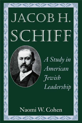 A Study in American Jewish Leadership