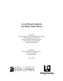 Levee Breach Analysis for King County Rivers