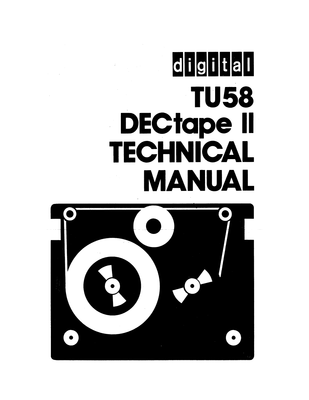 TUS8 . Dectape II TECHNICAL MANUAL EK-OTU58-TM-OOI