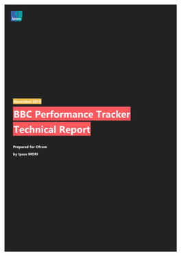 BBC Performance Tracker Technical Report