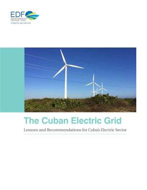 The Cuban Electric Grid