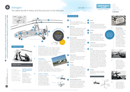 Autogyro Let's Talk Aeronautics NORTH AMERICA the Safest Aircraft in History and the Precursor to the Helicopter Aertecsolutions.Com