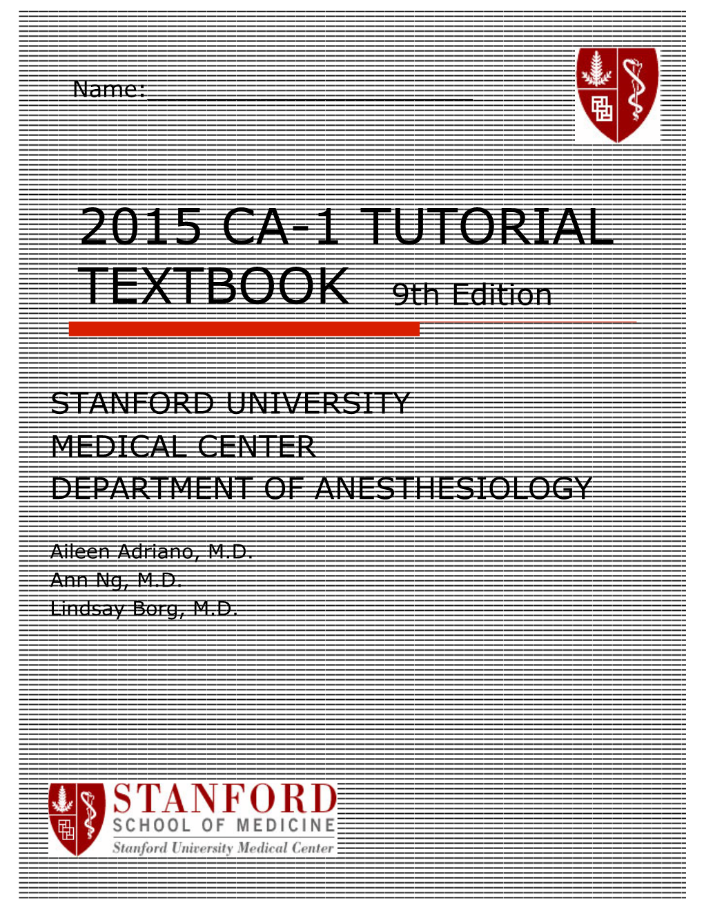 2015 CA-1 TUTORIAL TEXTBOOK 9Th Edition