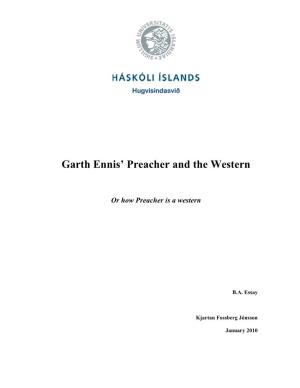 Garth Ennis' Preacher and the Western