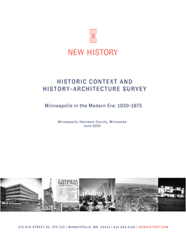 Historic Context and History-Architecture Survey