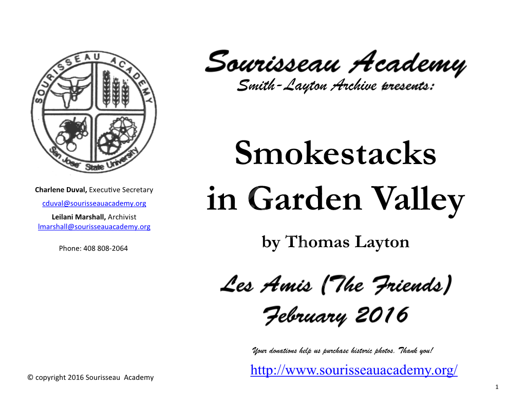 Smokestacks in Garden Valley