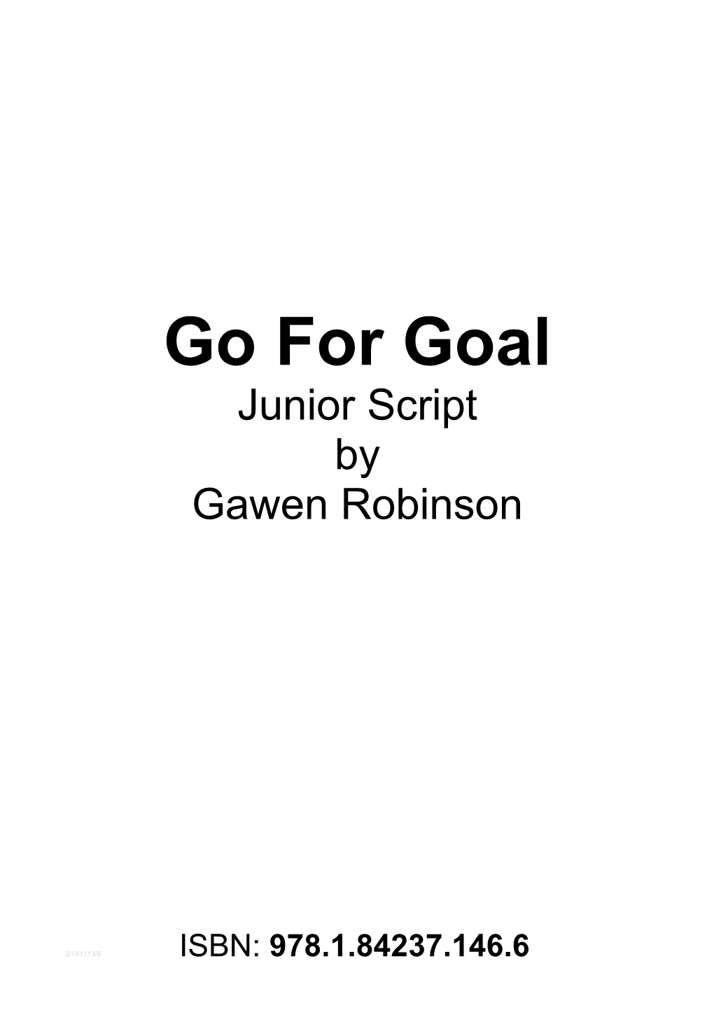 Go for Goal Script