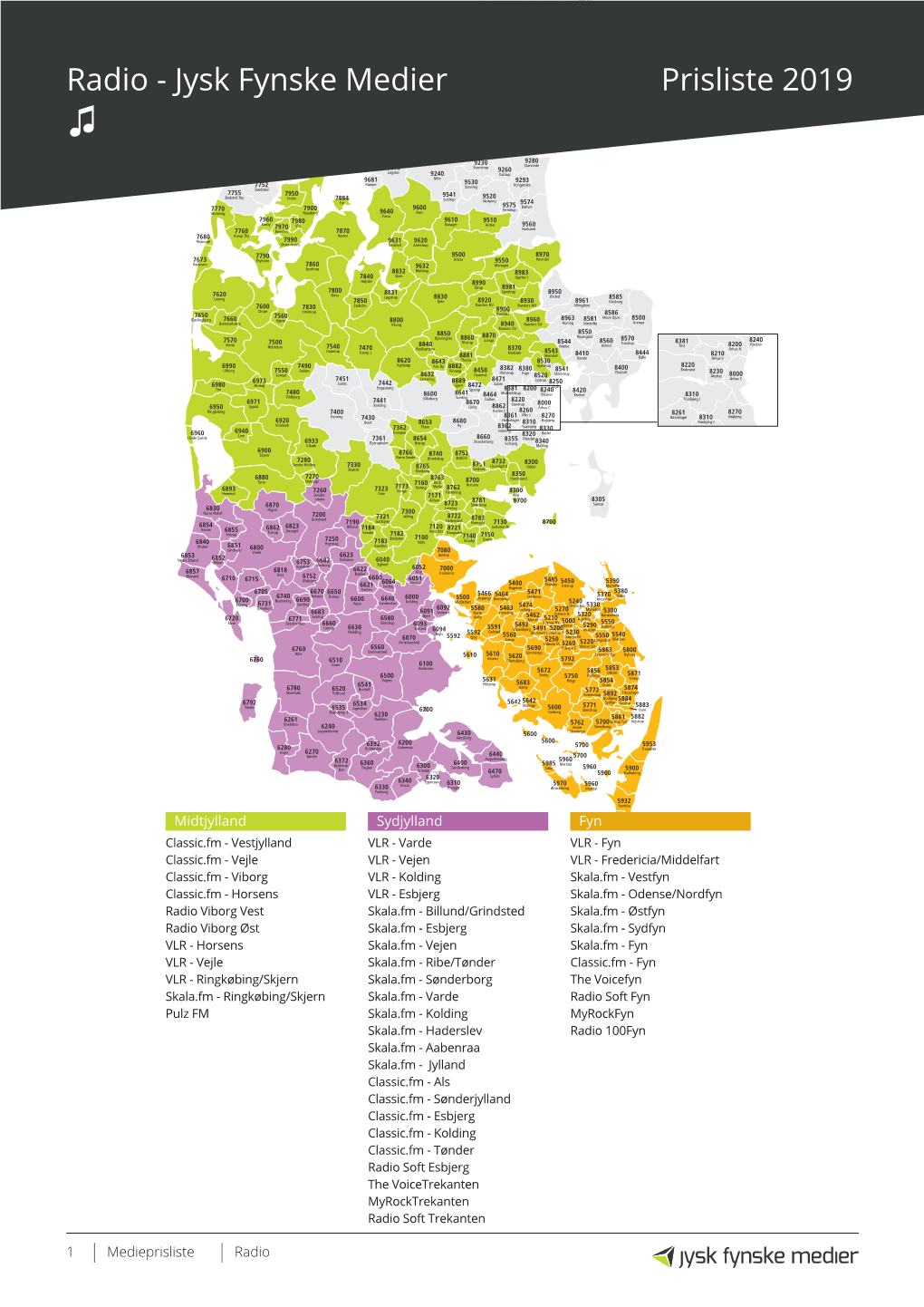 Prisliste JFM Radio 2019.Indd