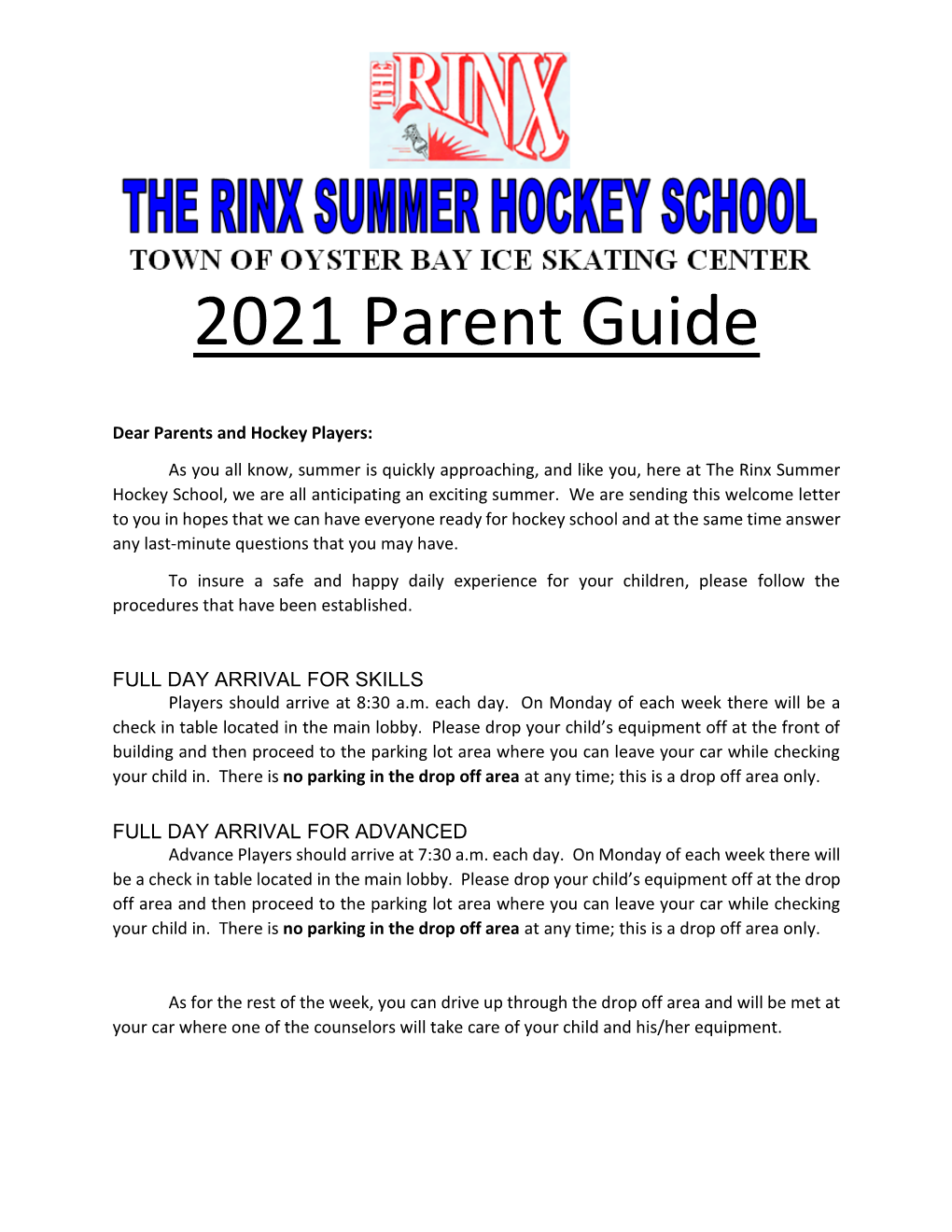 2021 Parent Guide