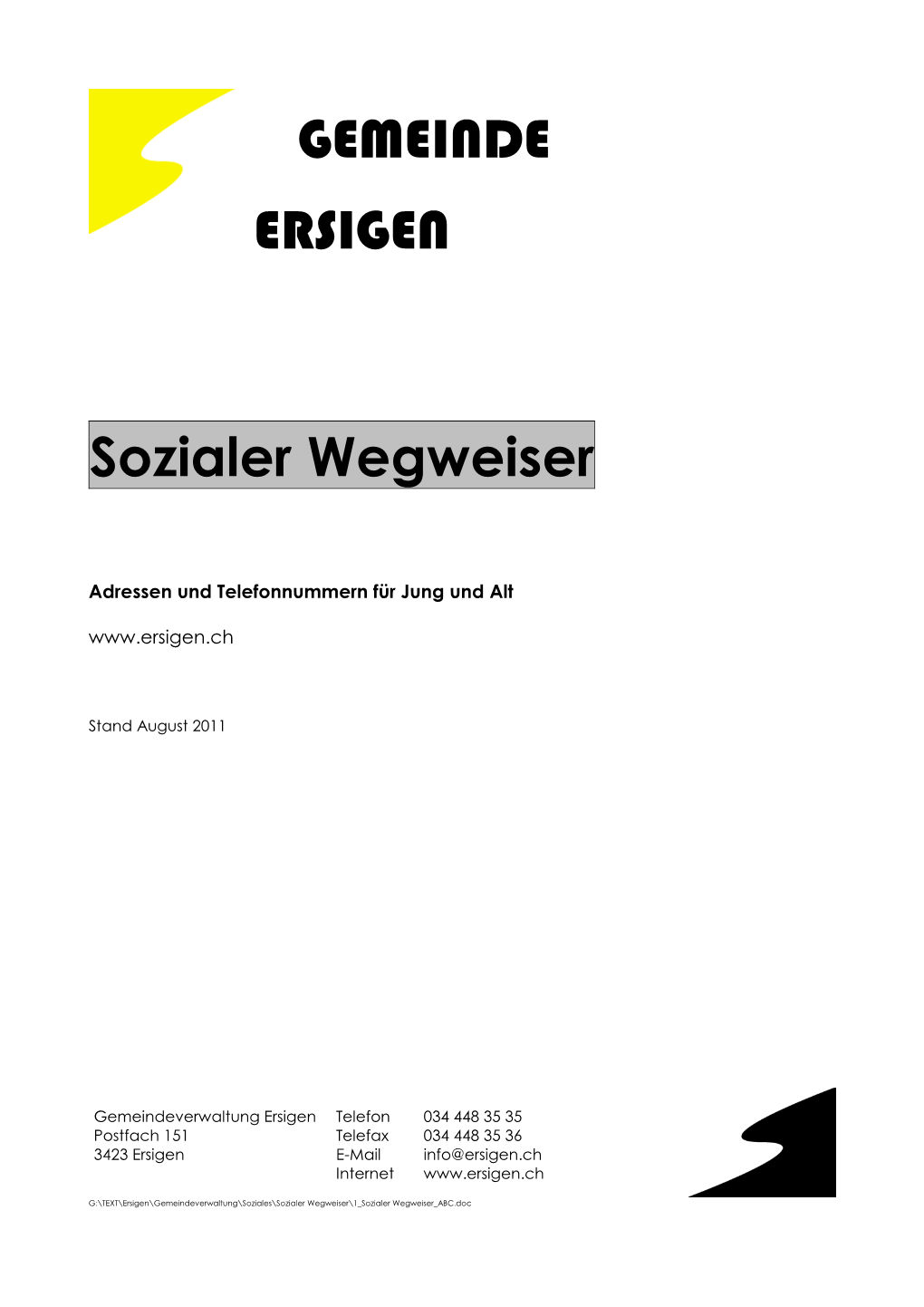 Sozialer Wegweiser