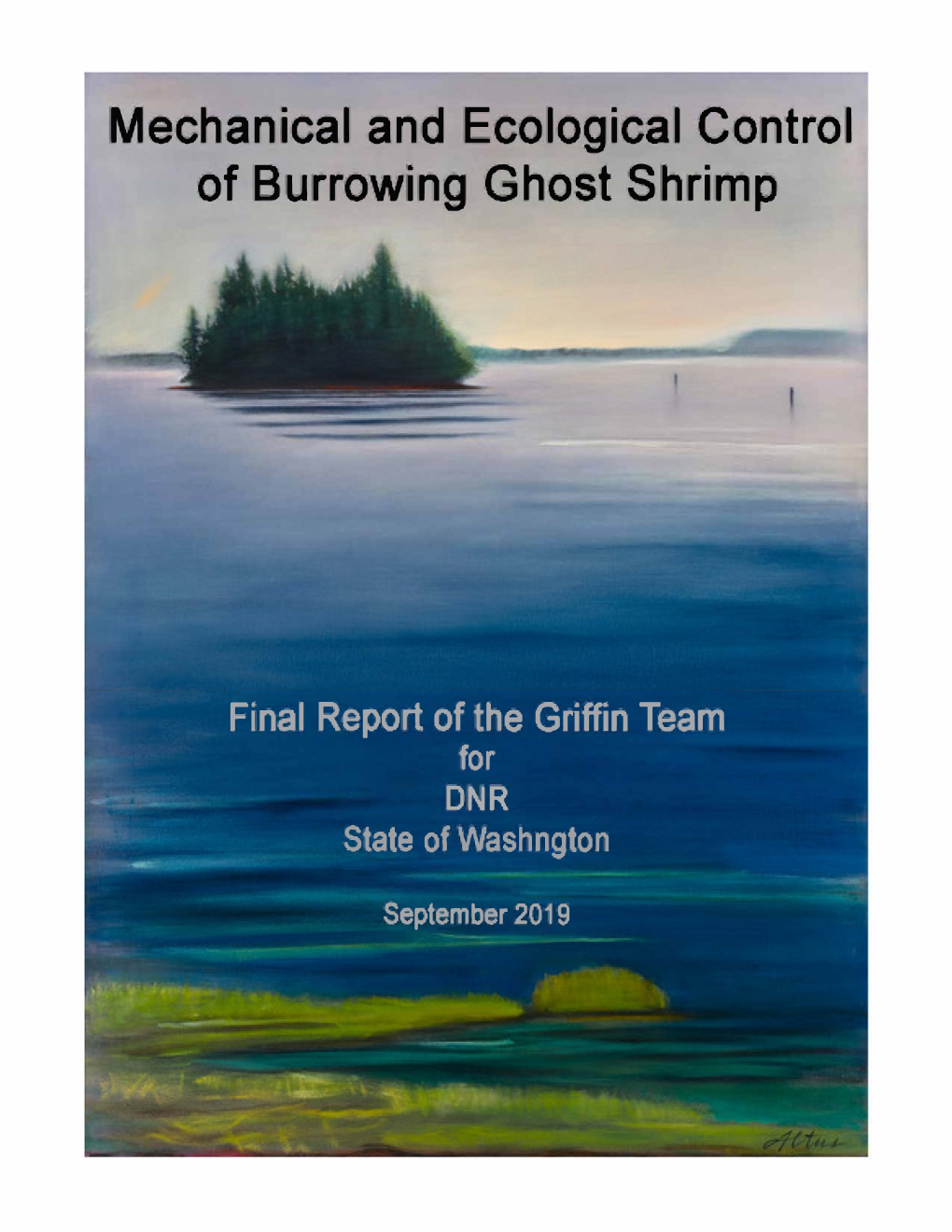 Mechanical and Ecological Control of Burrowing Ghost Shrimp