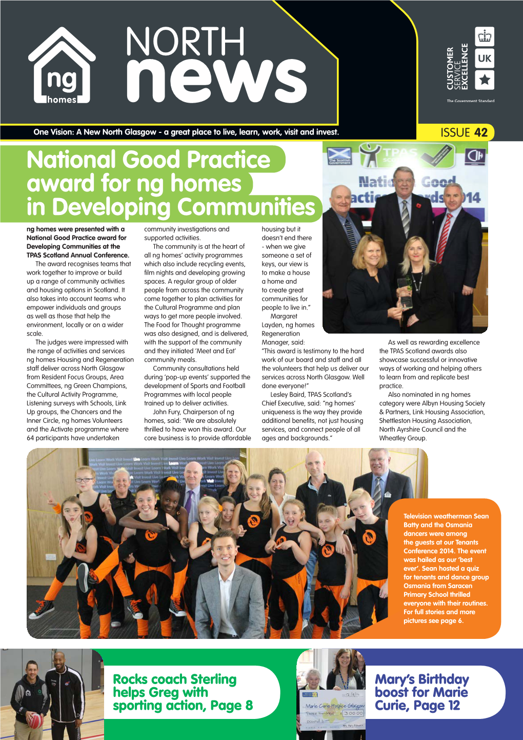 National Good Practice Award for Ng Homes in Developing Communities