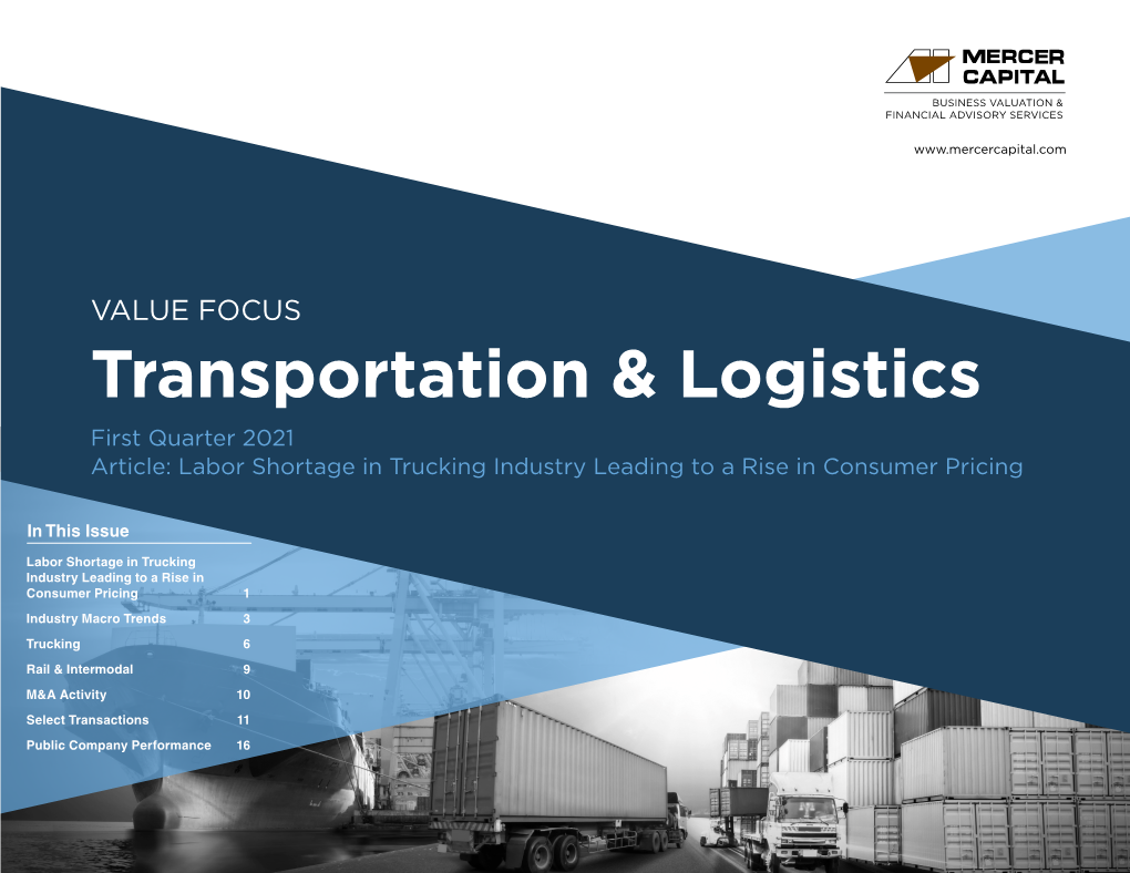 Transportation & Logistics