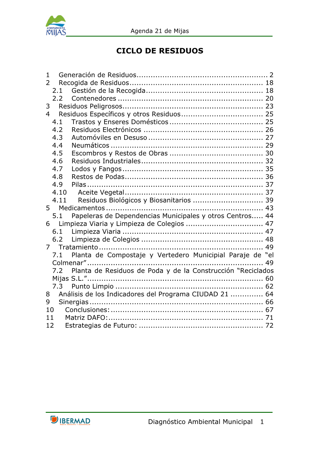 Agenda 21 De Mijas