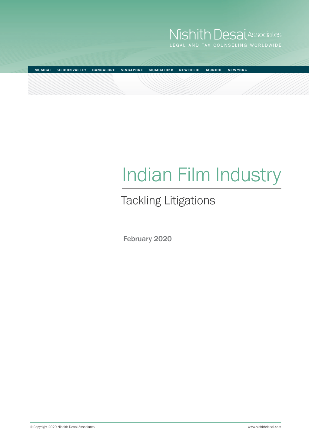 Indian Film Industry Tackling Litigations