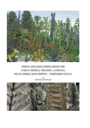 FERNS and SEED FERNS from the EARLY-MIDDLE TRIASSIC (ANISIAN) PIZ DA PERES (DOLOMITES – NORTHERN ITALY) by MICHAEL WACHTLER