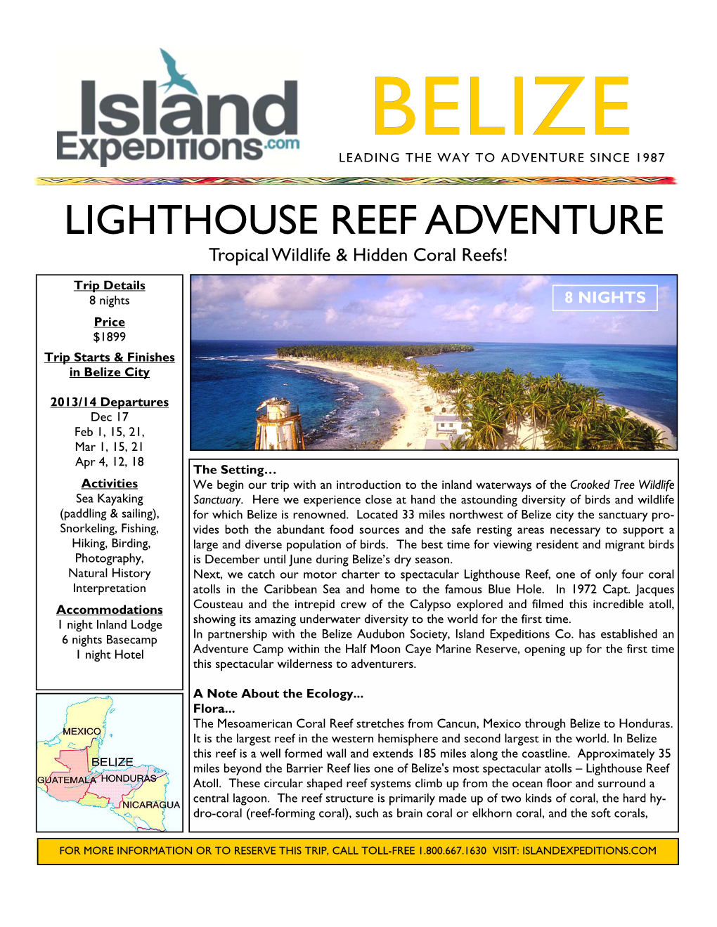 Lighthouse Reef 2013-14