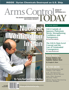 Nuclear Verification in Iran