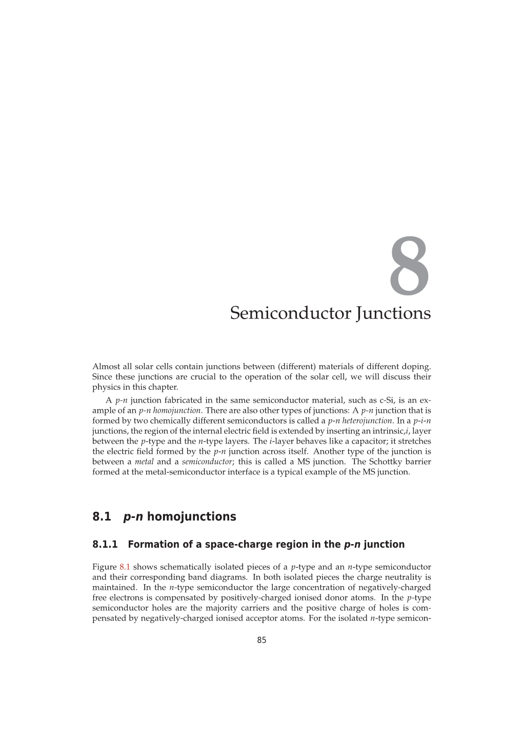 Semiconductor Junctions