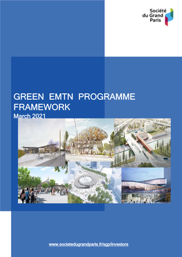 GREEN EMTN PROGRAMME FRAMEWORK March 2021