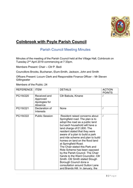 Colnbrook with Poyle Parish Council