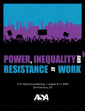 Power,Inequality Resistance Work
