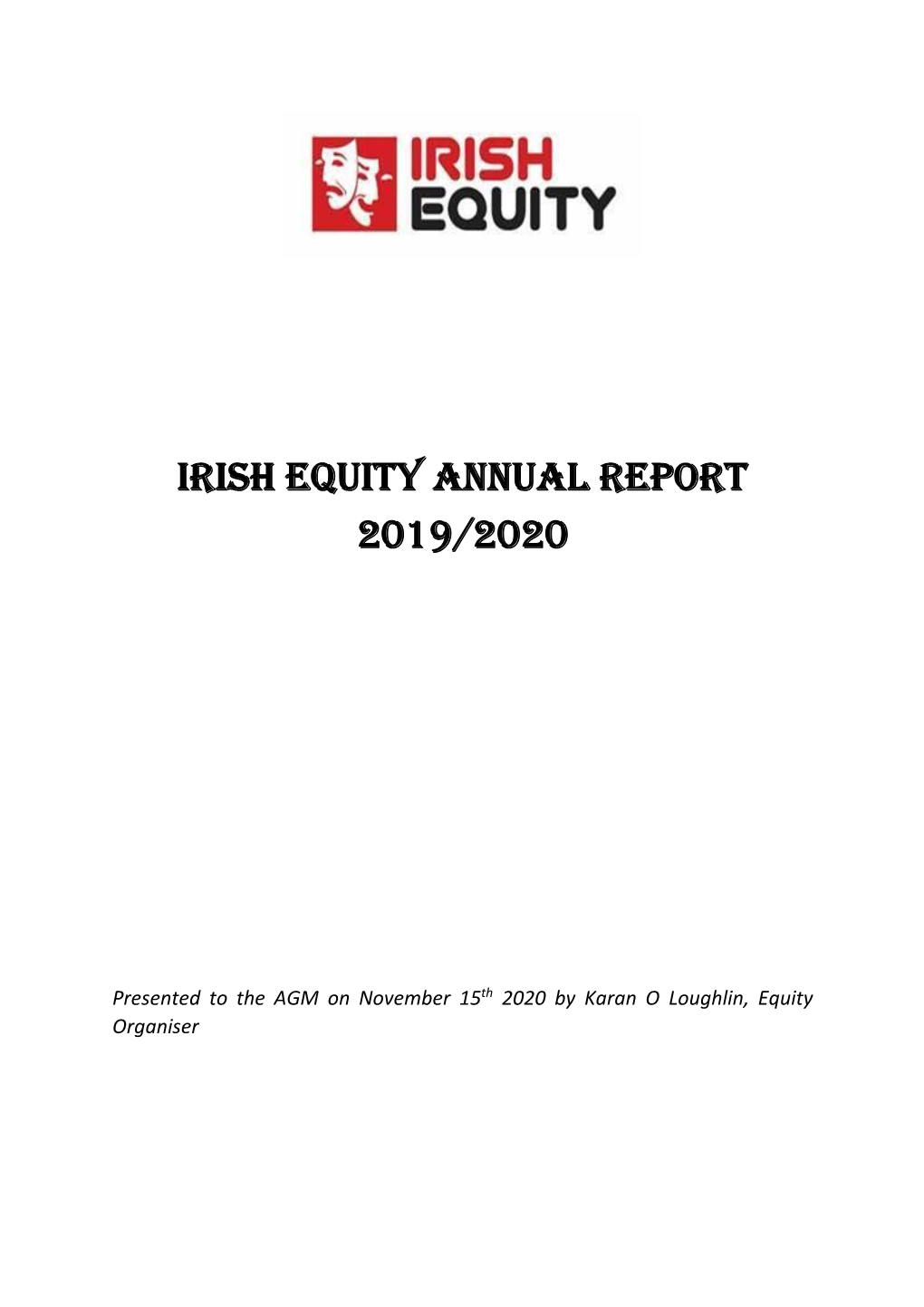 Irish Equity Annual Report 2019/2020