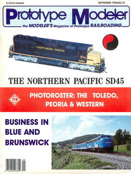 The Northern Pacific Sd45 Business in Blue And