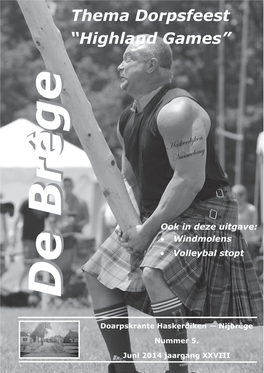 Thema Dorpsfeest “Highland Games”