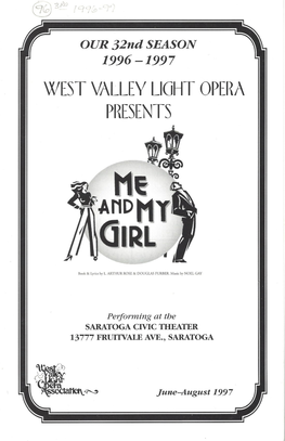 West Valley Light Opera Presents