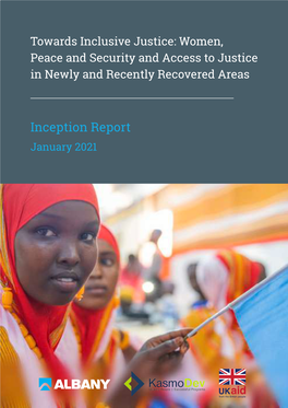 Women, Peace and Security and Access to Justice in Newly and Recently Recovered Areas