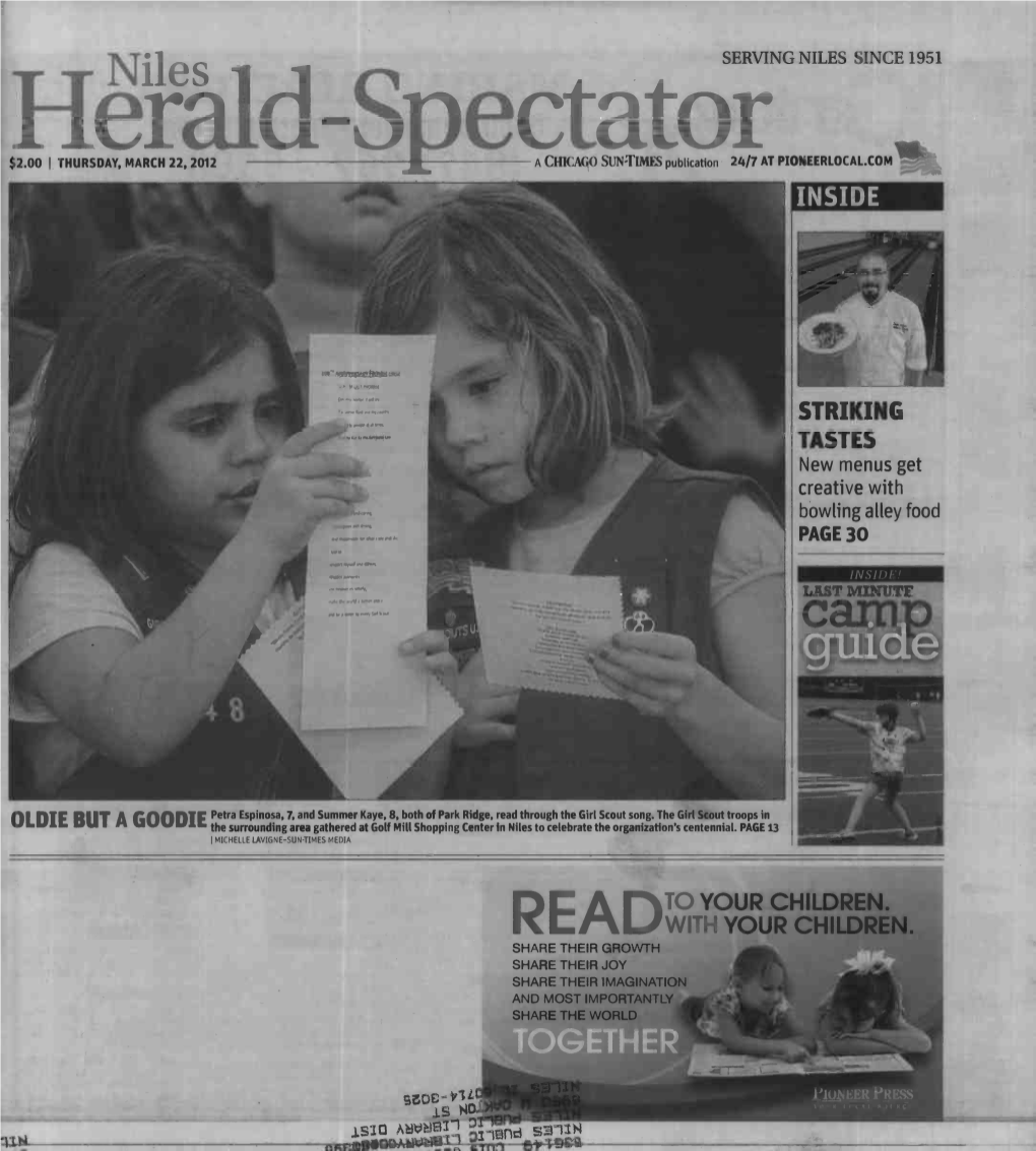 H!Àld-Spectator I THURSDAY, MARCH 22, 2012 a CHICAGO SUNTIMES Publication24/7 at PIONEERLOCAL.COM INSIDE