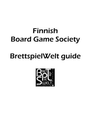 Finnish Board Game Society Brettspielwelt Guide