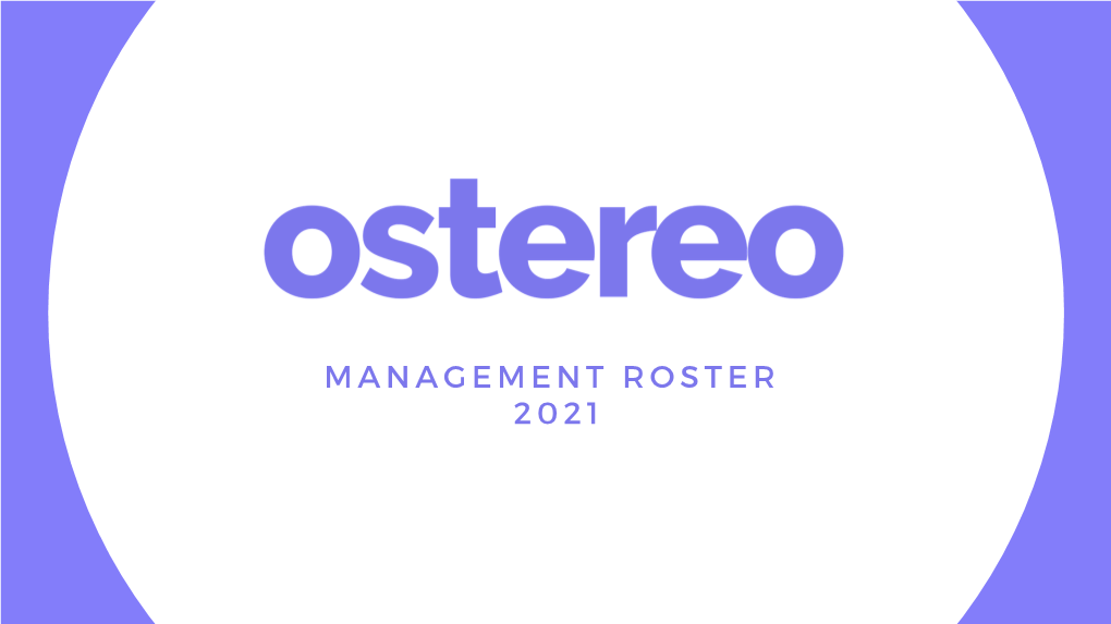 Ostereo Management Deck