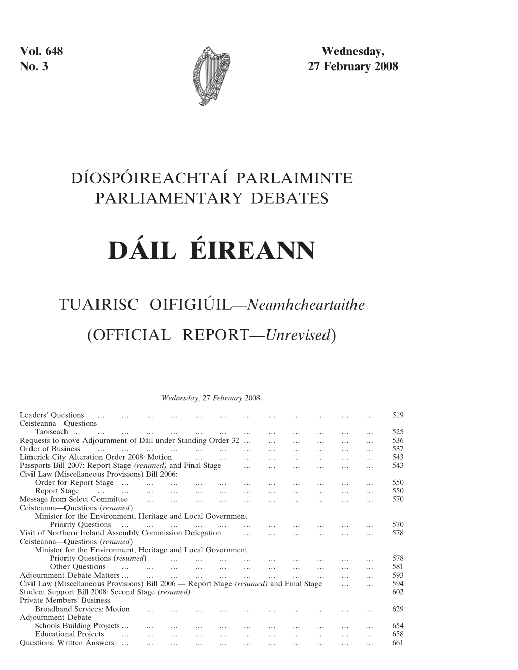 Da´Il E´Ireann