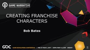 Creating Franchise Characters