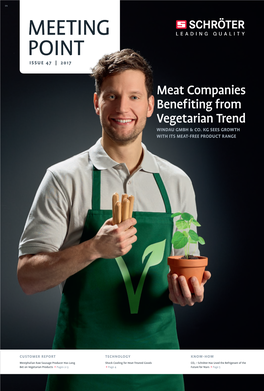 Meat Companies Benefiting from Vegetarian Trend WINDAU GMBH & CO