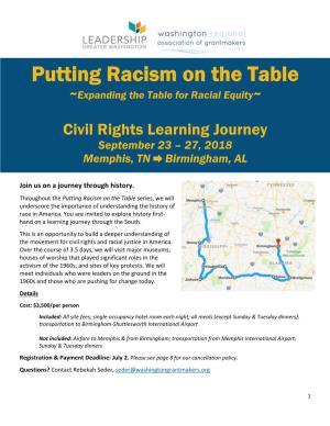 Expanding the Table for Racial Equity~