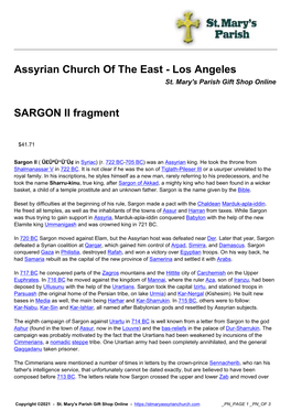 Assyrian Church of the East - Los Angeles St