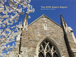 The 2015 Dean's Report