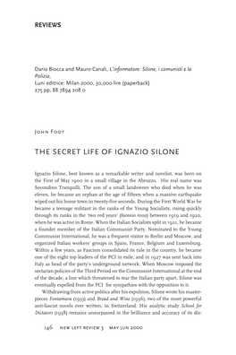 The Secret Life of Ignazio Silone