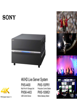 4K/HD Live Server System