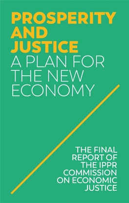 IPPR Commission on Economic Justice