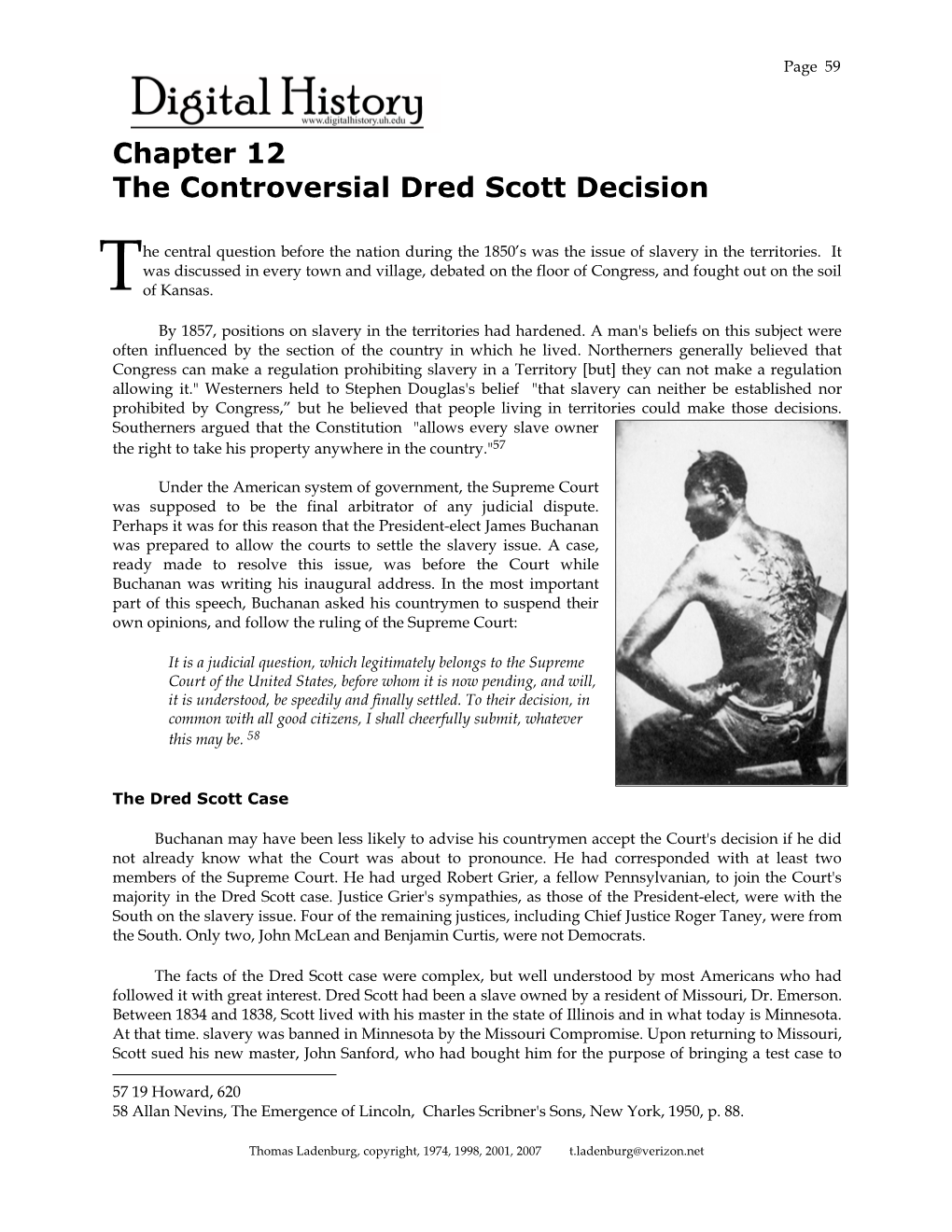 Chapter 12 the Controversial Dred Scott Decision