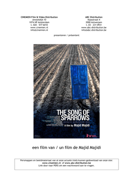 Een Film Van / Un Film De Majid Majidi
