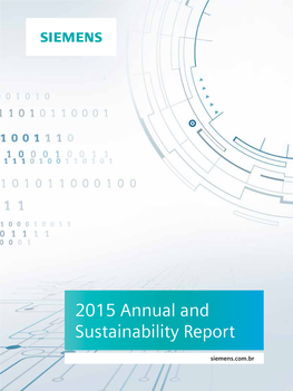 2015 Annual and Sustainability Report