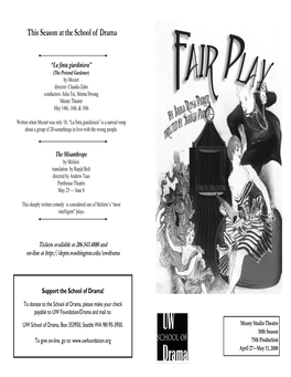 Fair Play Program (PDF)
