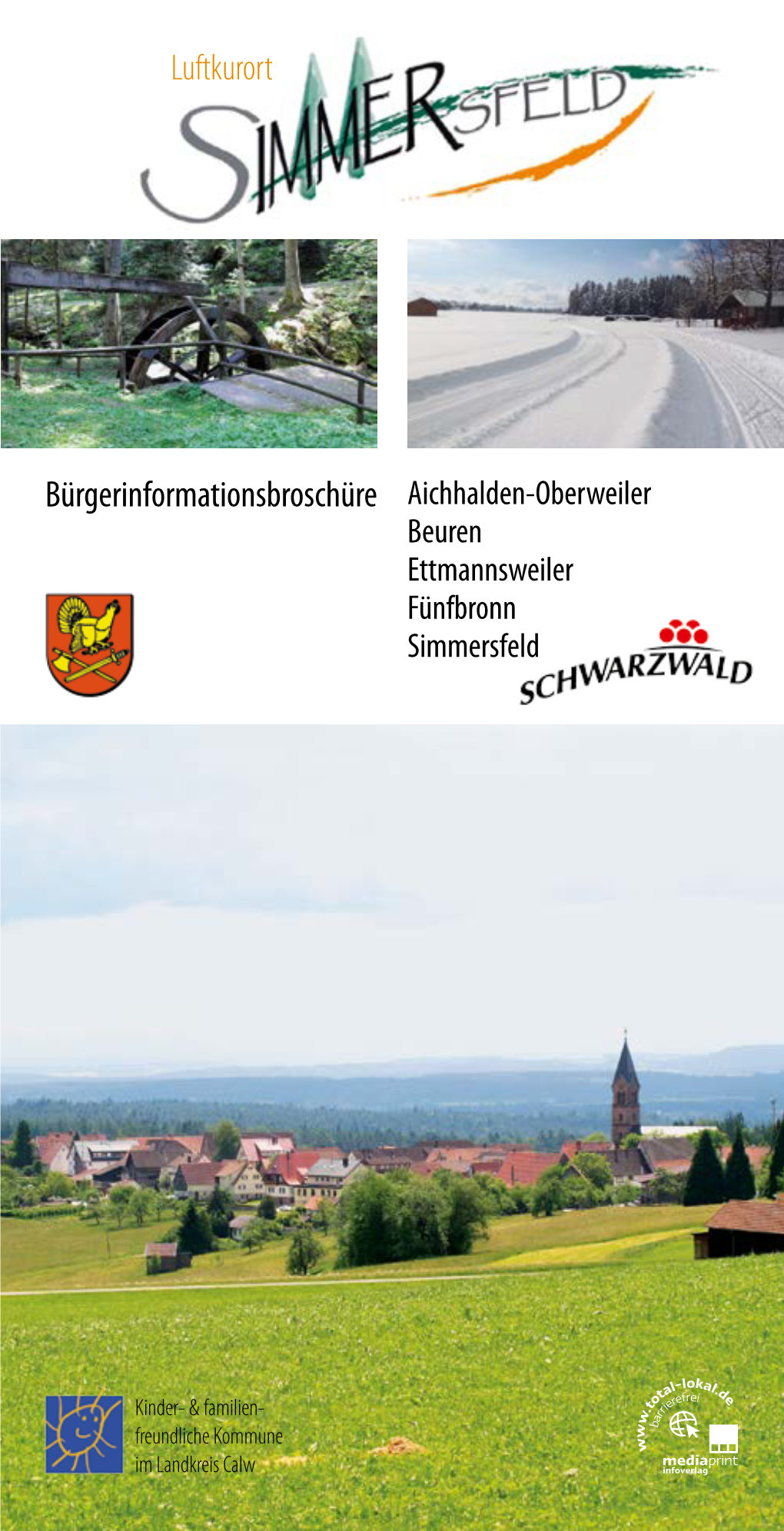 Bürgerinformationsbroschüre Simmersfeld